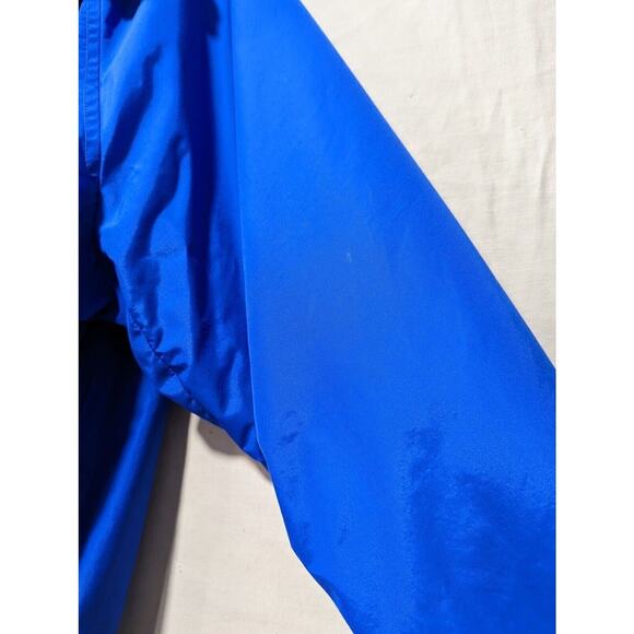 Vtg 90's Men's S COLUMBIA Jacket Radial Sleeve Fleece Lined Blue Orange Neon LGE - Picture 7 of 11